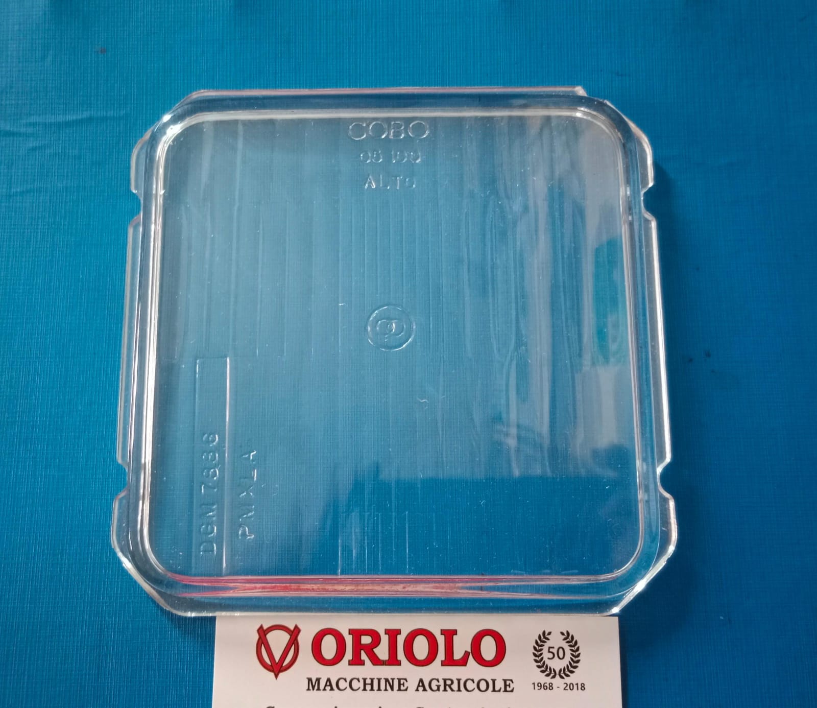 VETRO QUADRO  PER FANALE SAME 140 x 140  mm